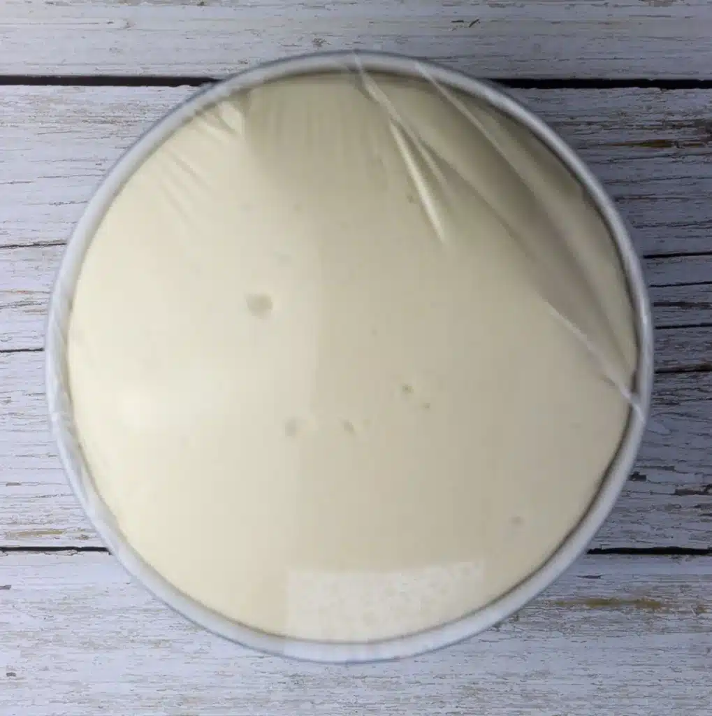 the dough for pizza doubled in size